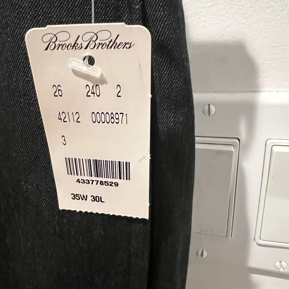 NWT Brooks Brothers Elegant Dark Dress Trousers - Picture 2 of 10